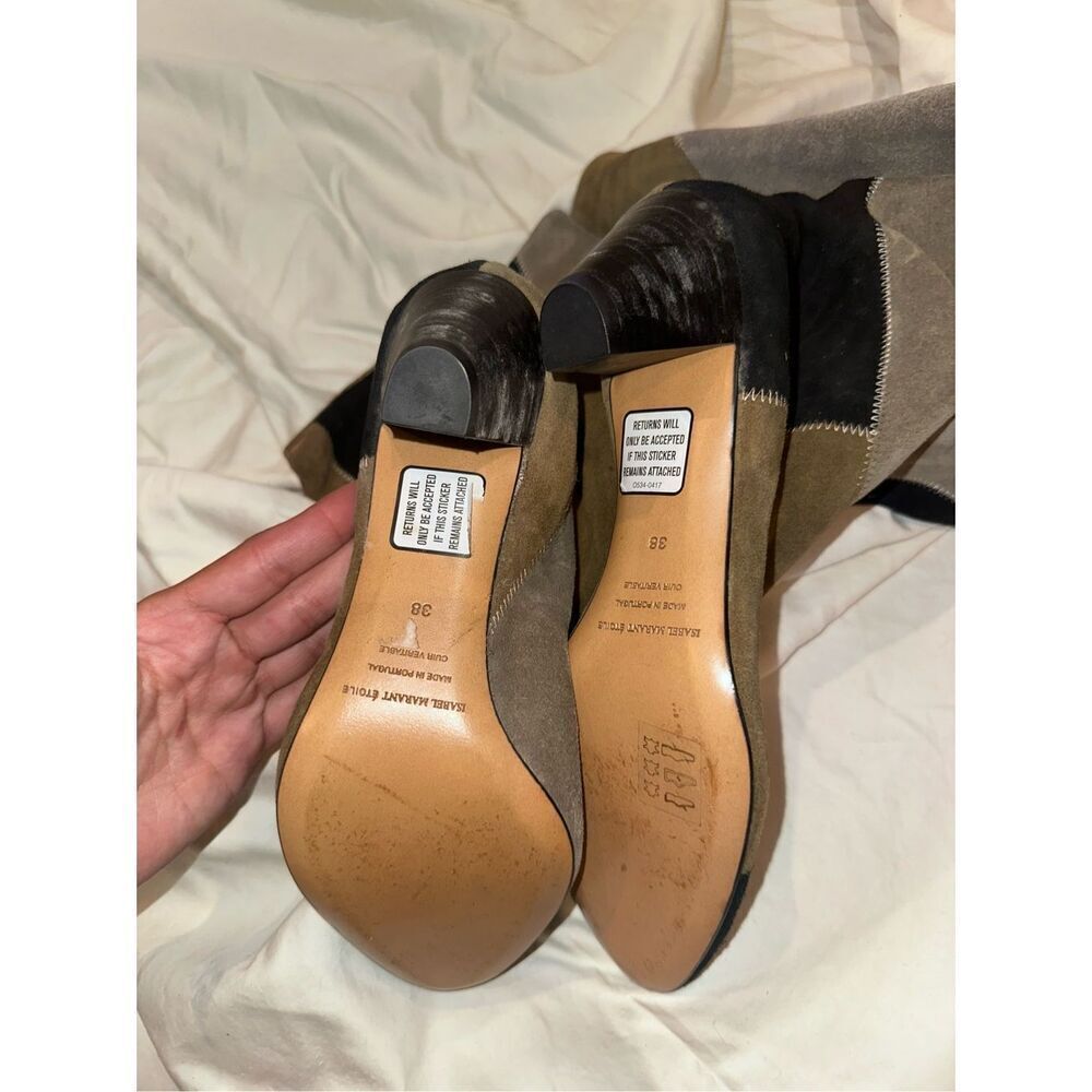 Isabel Marant Etoile size 38 women’s suede boot heels - Picture 5 of 6